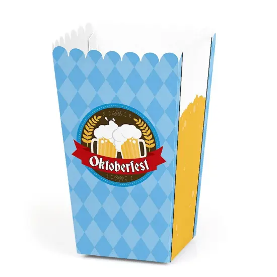 Big Dot of Happiness Oktoberfest - Beer Festival Favor Popcorn Treat Boxes - Set of 12 {1}