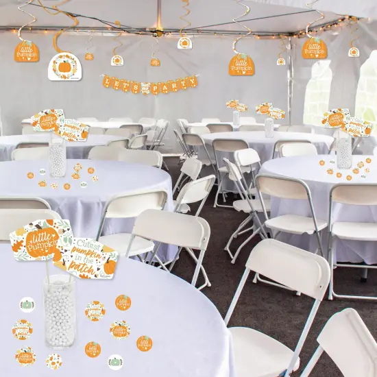 Big Dot of Happiness Little Pumpkin - Fall Birthday Party or Baby Shower Supplies Decoration Kit - Decor Galore Party Pack - 51 Pieces {4}