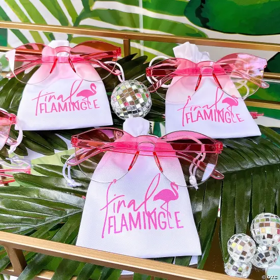 Pink Rimless Sunglasses &ndash; 12 Pc. {4}