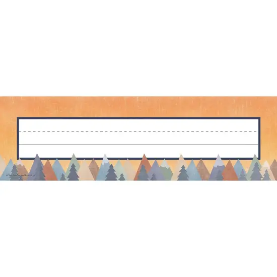 Moving Mountains Flat Name Plates, 36 Per Pack, 6 Packs {2}