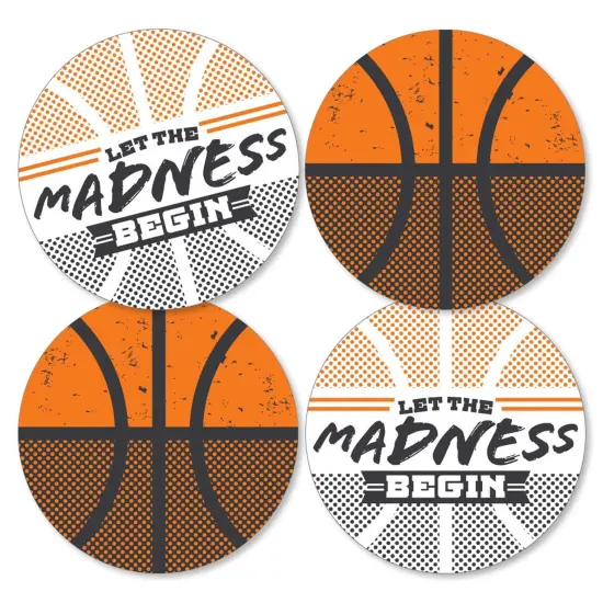 Big Dot of Happiness Basketball - Let The Madness Begin - Decorations DIY College Basketball Party Essentials - Set of 20 {3}
