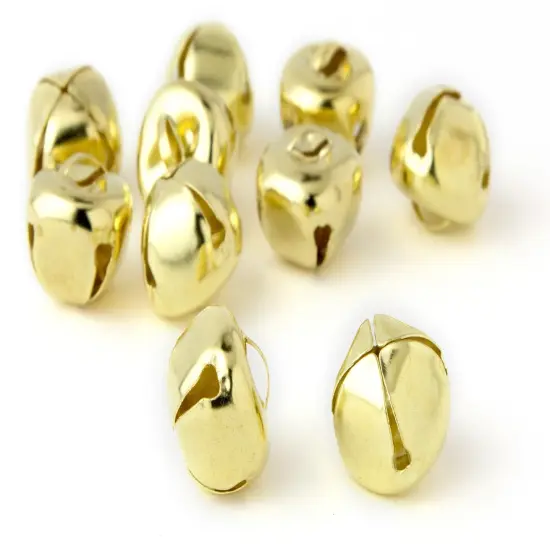 CousinDIY Jingle Bells .75" 10/Pkg-Gold {2}