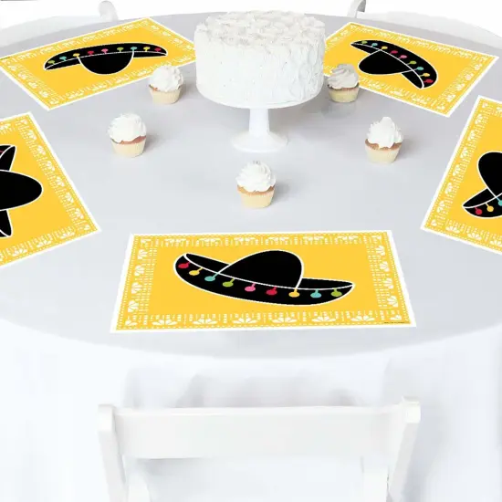 Big Dot of Happiness Let's Fiesta - Party Table Decorations - Fiesta Placemats - Set of 16 {3}