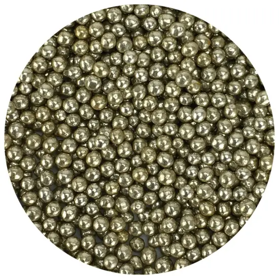 Celebakes Vintage Gold Dragees, 3.7 oz Sprinkles {2}