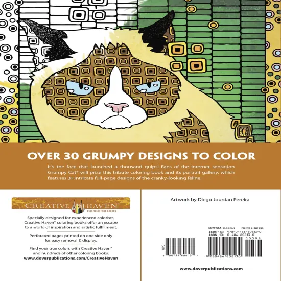 Creative Haven: Grumpy Cat Hates Coloring Coloring Book-Softcover {2}
