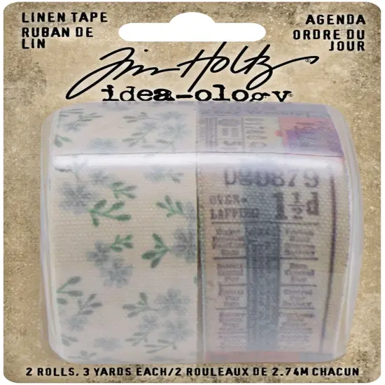 Idea-Ology Linen Tape 1"X3yd 2/Pkg-Agenda {1}