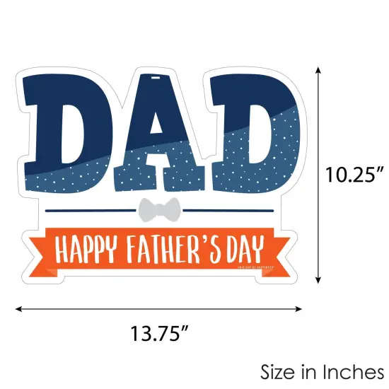 Big Dot of Happiness Happy Father's Day - Hanging Porch We Love Dad Party Outdoor Decorations - Front Door Decor - 1 Piece Sign {7}