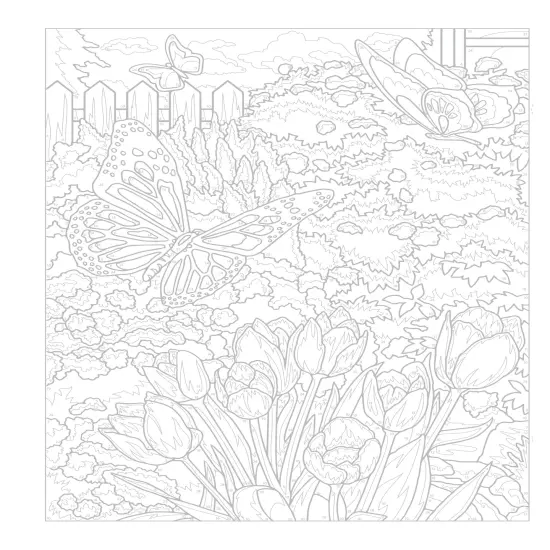 Creative Haven: Celebrate Spring Coloring Book-Softcover {4}