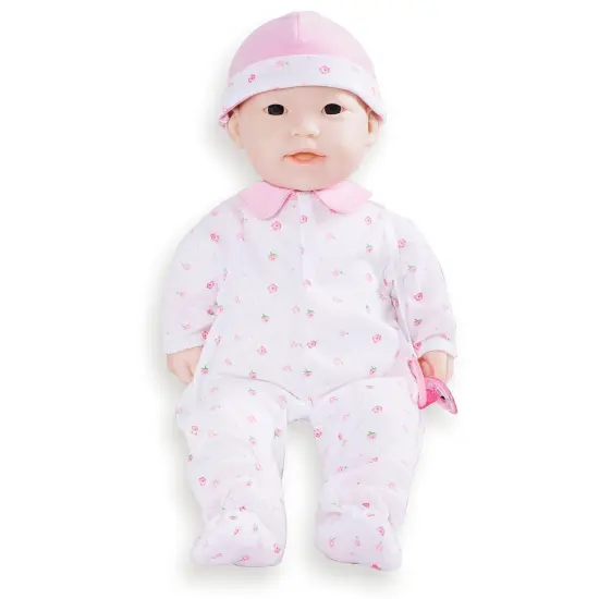 La Baby Soft 16" Baby Doll, Pink with Pacifier, Asian {1}
