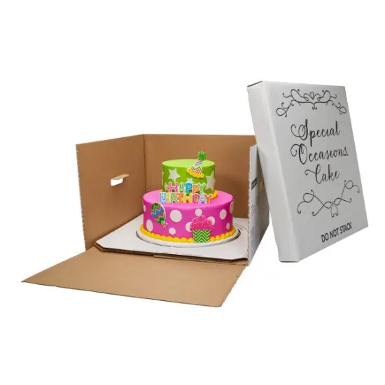Stacked 2-Tier Round 6" & 10" Cake Structure Set {2}