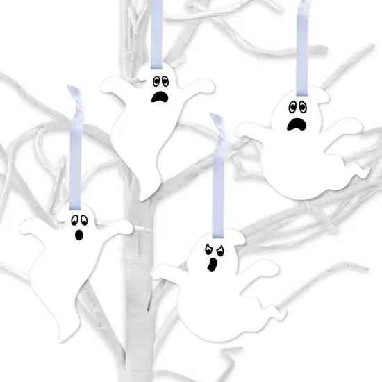 Big Dot of Happiness Spooky Ghost - Halloween Party Decorations - Tree Ornaments - Set of 12 {1}