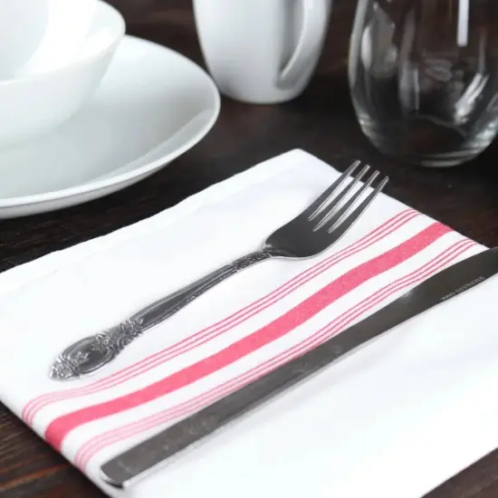 12 Pack Bistro Napkins Red {4}