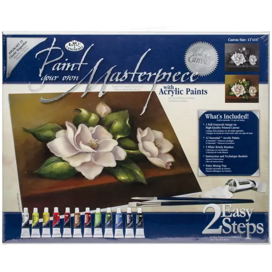 Royal & Langnickel(R) Paint Your Own Masterpiece Kit 11"X14"-Magnolia's {1}