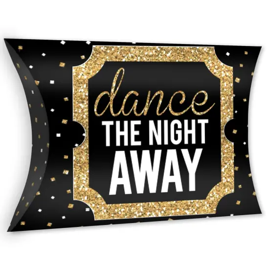 Big Dot of Happiness Prom - Favor Gift Boxes - Prom Night Party Large Pillow Boxes - Set of 12 {1}