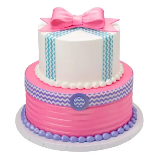 White Gum Paste Bows cake toppers {3}