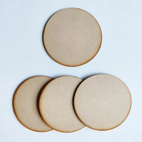 Dress My Craft MDF Coasters 4"X4" 4/Pkg-Round {2}