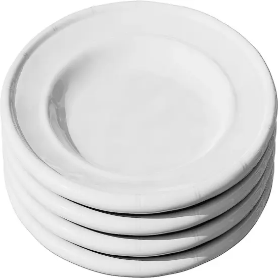 American Atelier White Melamine Salad Plates, 9-Inch Set of 4 {1}
