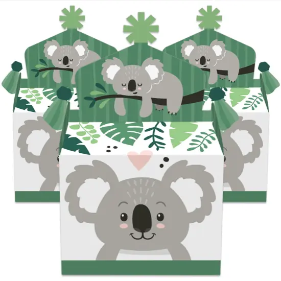 Big Dot of Happiness Koala Cutie - Treat Box Party Favors - Bear Birthday Party and Baby Shower Goodie Gable Boxes - Set of 12 {3}