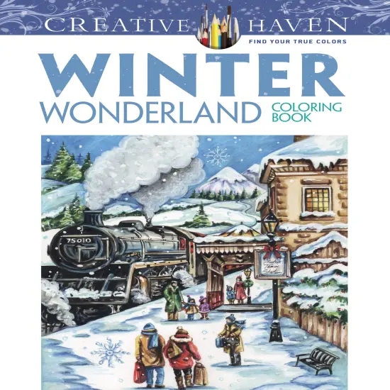 Creative Haven: Winter Wonderland Coloring Book-Softcover {1}