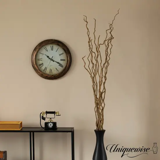 Uniquewise 12 pcs Brown Natural Decorative Dry Branches Authentic Mulberry Sticks, Home Decoration and Wedding Craft 47 in, DIY Greenery Plants Craft Vases fillers Garden Hotel Farmhouse Decor {4}