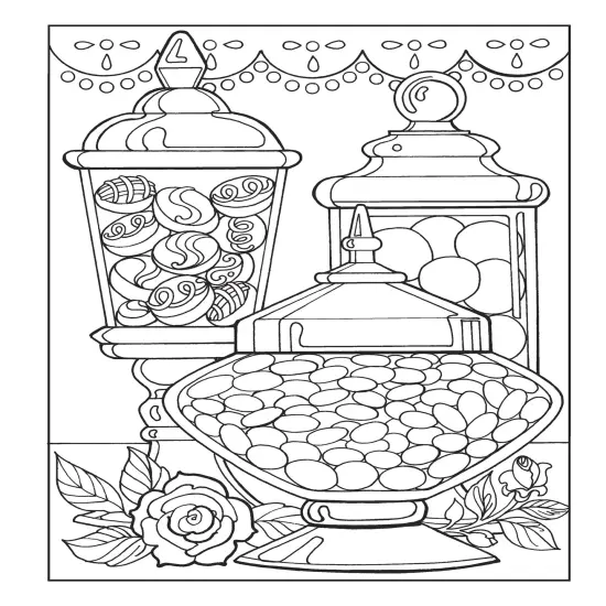 Creative Haven: Designer Desserts Coloring Book-Softcover {3}