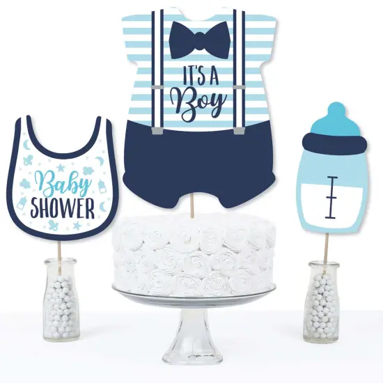 Big Dot of Happiness It's a Boy - Blue Baby Shower Centerpiece Sticks - Table Toppers - Set of 15 {4}