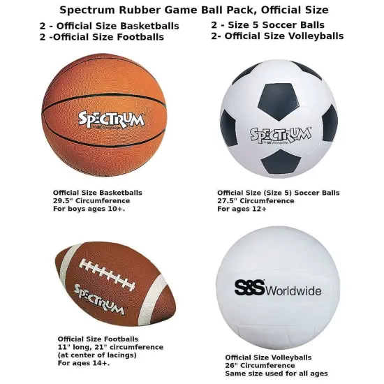 Spectrum&trade; Official Game Ball Easy Pack {3}