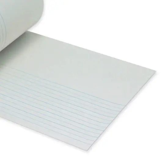 Newsprint Handwriting Paper Roll, Picture Story, 7/8" x 7/16" Ruled Long, 12" x 500' {2}