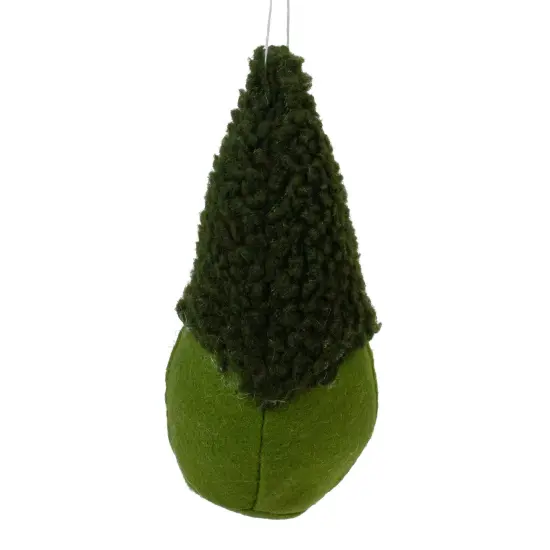 Northlight Plush Mini Gnome Christmas Ornament - 7" - Green {6}