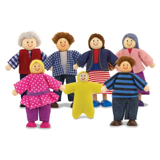 Wooden Doll Family {2}