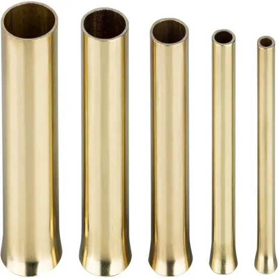 5 Pack Longer Pine Needle Coiling Tool, Gauge for Basket Making, Copper Pine Needle Gauge Guide for Basket Making Weaving(Copper) Brass {1}