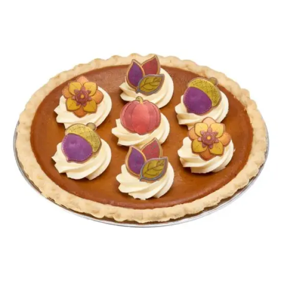 Harvest of Hues Fall Thanksgiving Cupcake Cake Decorating Rings 12 set {3}