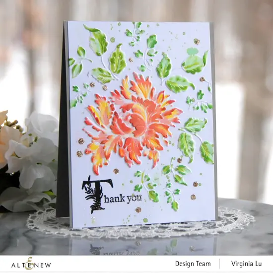 Majestic Bloom 3D Embossing Folder {3}