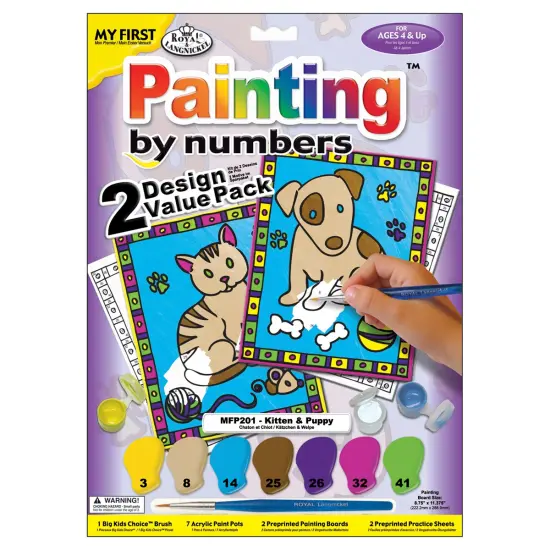 Royal & Langnickel(R) My First Paint By Number Kit 2/Pkg {1}