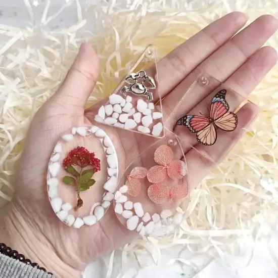 5 Pcs Large Resin Earrings Mold Set {3}