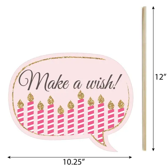 Big Dot of Happiness Funny Sweet 16 - 16th Birthday Party Photo Booth Props Kit - 10 Piece {6}