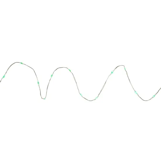 Northlight Micro Fairy Christmas Lights - Green LED 16'Copper Wire - 100ct {5}