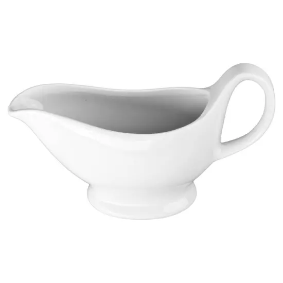 Bia Cordon Bleu Gravy Boat, Porcelain, White {1}