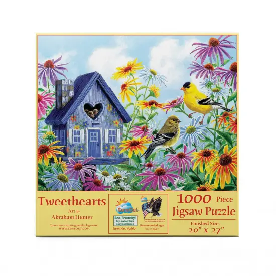 Sunsout Tweethearts 1000 pc Jigsaw Puzzle 69667 {4}