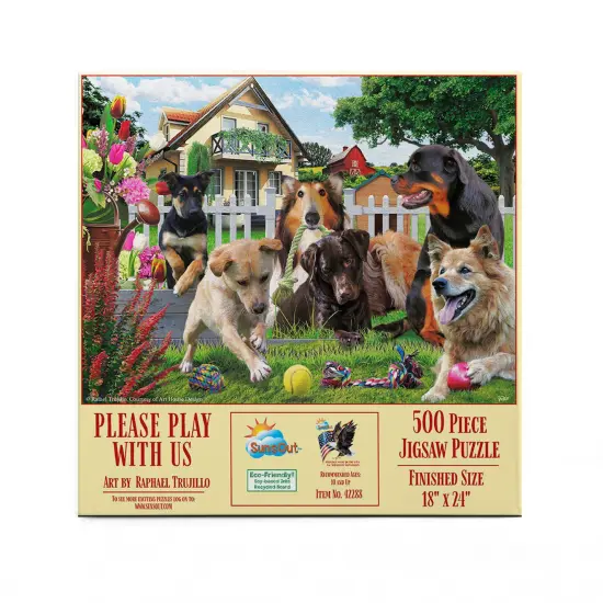 Sunsout Please Play with Us 500 pc Jigsaw Puzzle 42288 {4}