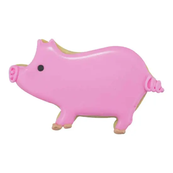 Pig Cookie Cutter (Pink, 3.75") {3}
