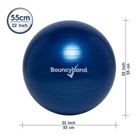 Balance Ball, 55cm, Blue {5}