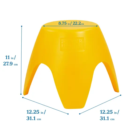 Ayana Stool Set, Flexible Seating, 4-Pack Yellow {2}