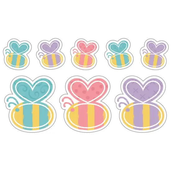 Garden Bees Large superShapes Stickers, 152 Per Pack, 6 Packs {3}