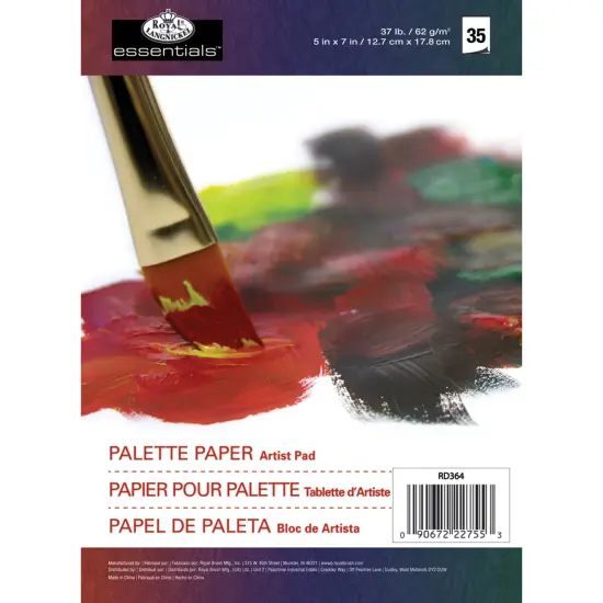 Royal Langnickel essentials(TM) Palette Artist Paper Pad-5"X7", 35 Sheets {1}