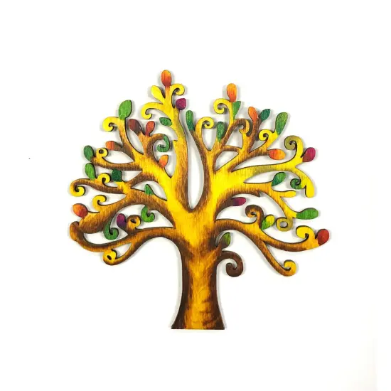 Wrapables Wooden Tree Embellishment Tag for DIY Arts & Crafts (Set of 10) {2}