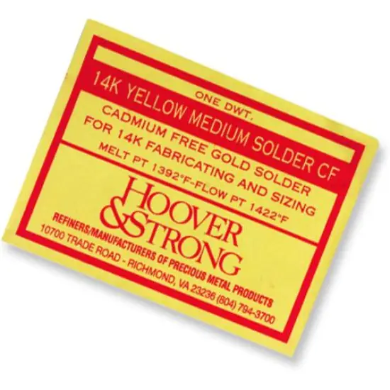 18K Gold Yellow Medium CF Solder {1}