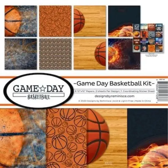 Reminisce Game Day Basketball Collection Kit {1}