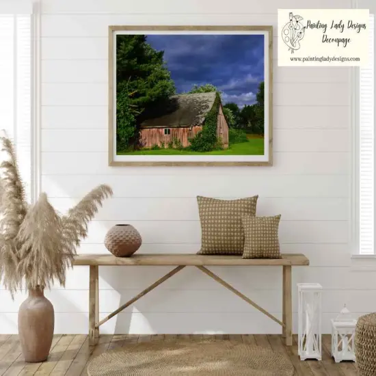 Summer Storm - Barn Art & Decoupage Paper {2}