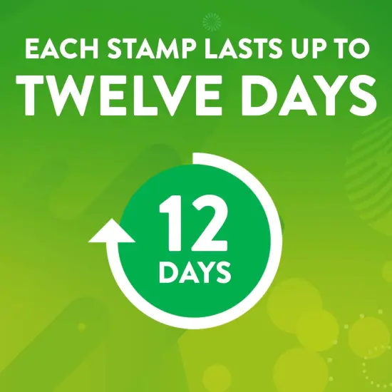 Bubbles Fresh Gel Toilet Bowl Cleaning Stamps, Gel Cleaner, Works on Limescale and Toilet Rings, Lavender Scent, 6 Stamps, 1.34 Oz {2}